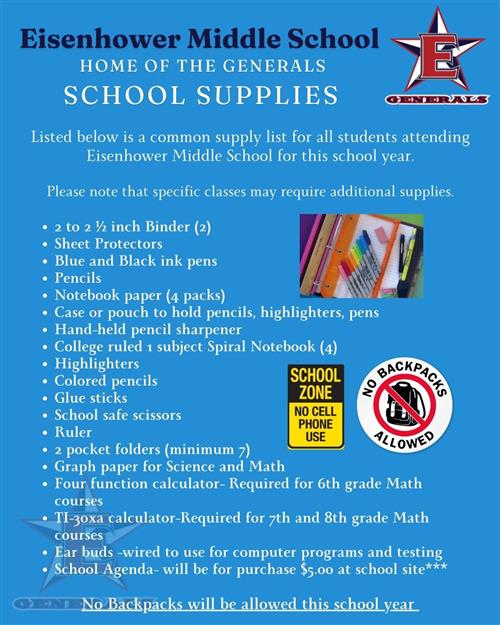 AVID Binder School Supplies 